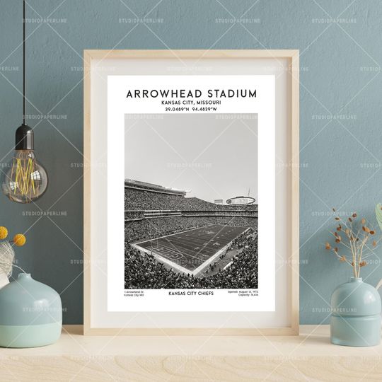 Arrowhead Stadium Poster Kansas City Football