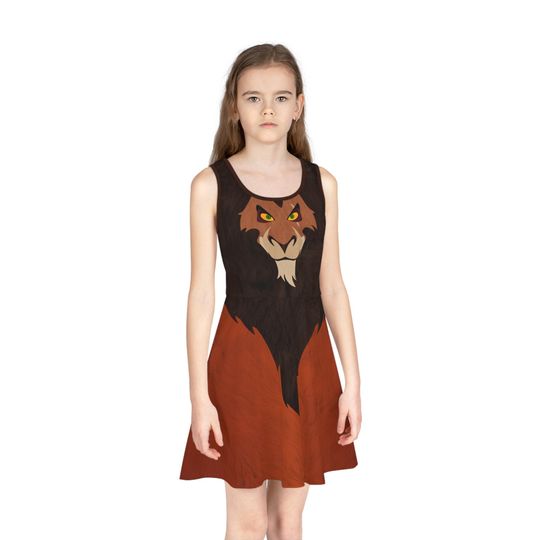 Discover Lion Villain Costume Women's Skater Dress