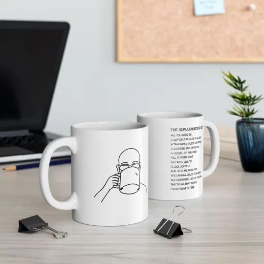 Discover Simultaneous Sip Scott Adams Ceramic Mug