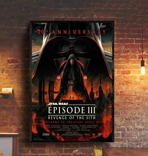 Star Wars 20th Anniversary Episode III Revenge of the Sith Vertical Poster