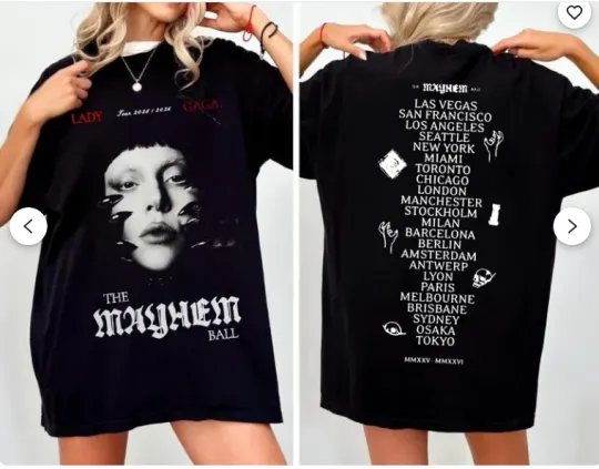 Ld ga Tour 2026 Shirt, Ld ga Graphic Shirt, The Mayhem Ball Tour Shirt,