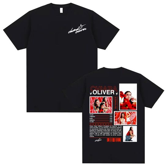 Discover Singer Chiara Oliver Puzzle Album 2026 Tour T Shirt