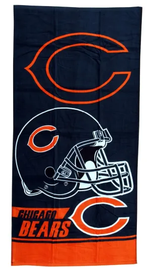 Discover Licensed Chicago Bears football Beach Towel