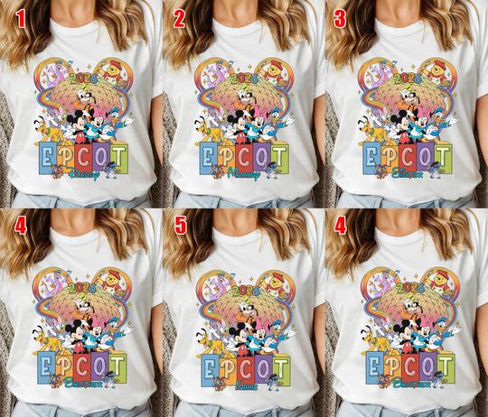 Discover Custom Disney Epcot 2026 Shirt, Disney Epcot Matching Shirt, Disney Family Epcot Shirts, All Around the World, World Traveler Shirt NHNC09