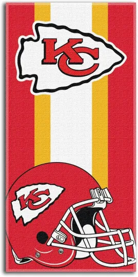 Northwest unisex adult Beach Towel Officially Licensed football Kansas City Chiefs