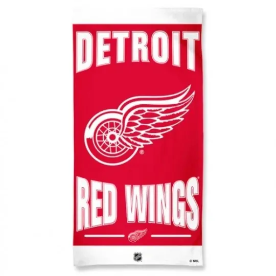 Discover Detroit Red Wings Beach Towel