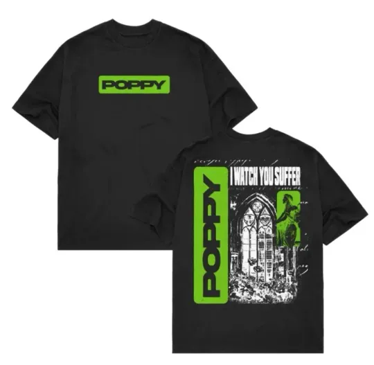 Discover Poppy Constantly Nowhere Tour 2026 Watch You Suffer shirt