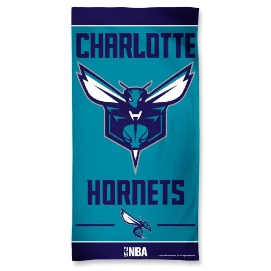 Discover Charlotte Hornets Beach Towel
