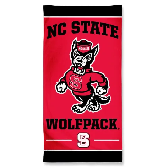 Discover North Carolina State Wolfpack Towel Beach Style