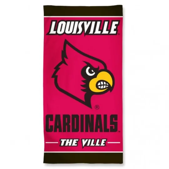 Louisville Cardinals Towel Beach Style
