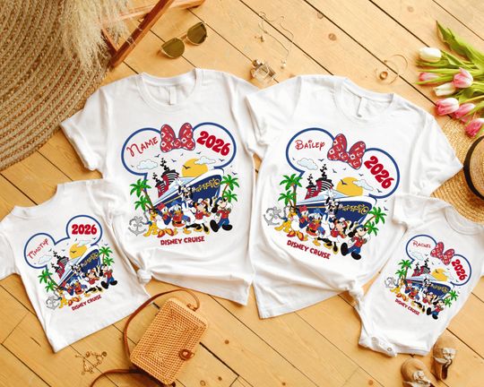 Discover Custom 2026 Disney Cruise Family Matching Shirt, Disney Pirates Shirt, Disney Cruise Trip Shirt, 2026 Disney world Cruise Family Shirts
