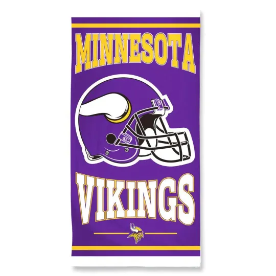 Discover Minnesota Vikings Towel Beach Style