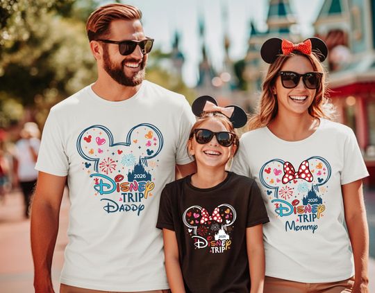 Discover 2026 Disney Trip Funny shirt,Custom Disney Trip 2026 Shirts,Disneyland Trip Tee,Family Matching Disney Trip 2026 Tshirt,Disney Trip Tees