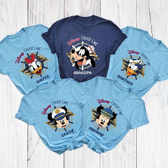 Discover Custom 2026 Disney Cruise Family Character Shirt, Disney Pirates Shirt, Disney Cruise Trip Shirt, 2026 Disney world Cruise Family Shirts