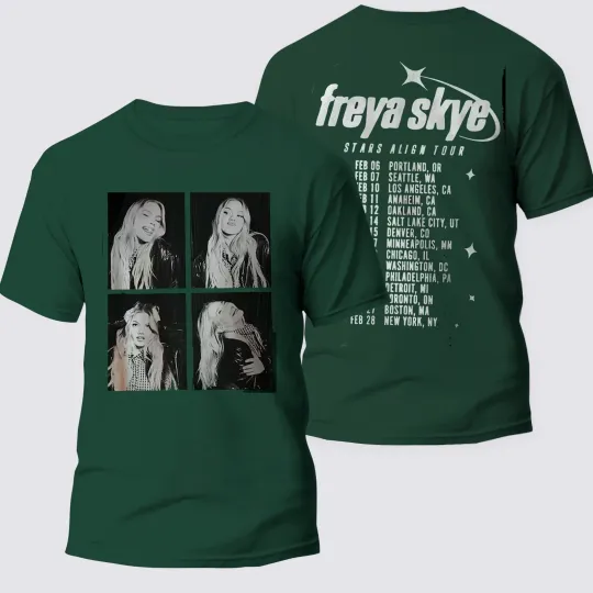Discover Freya Skye Silent Treatment Shirt, Stars Align Tour 2026 Festival Tee,Freya Skye