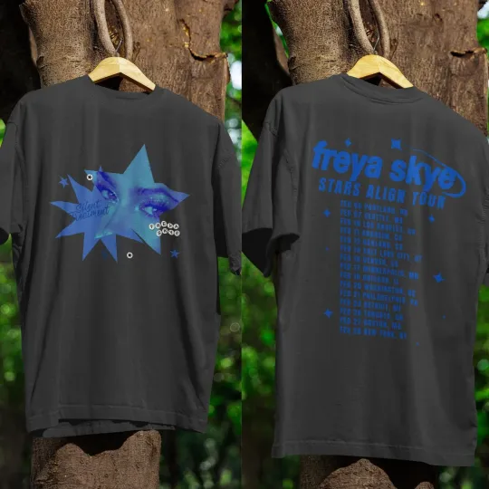 Discover Freya Skye Stars Align Tour 2026 T-shirt, Pop Concert Fan T-Shirt