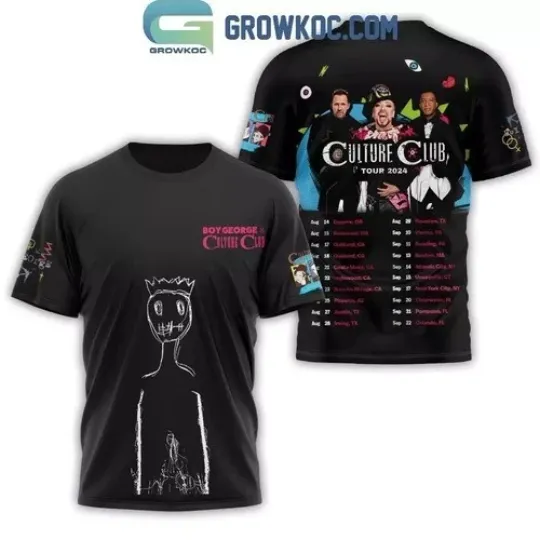 Discover Boy George And Culture Club Tour 2024 3D T-Shirt