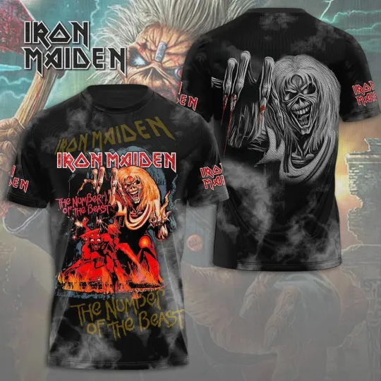 Discover Iron Maiden Inspired Run For Your Lives World Tour 2025 3D T-Shirt