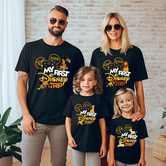 Discover Disney Animals 1st Trip Shirt:  My First Disney Trip T-shirt, Custom Family Vacation Tee, Disneyland Animal Kingdom Sweatshirt