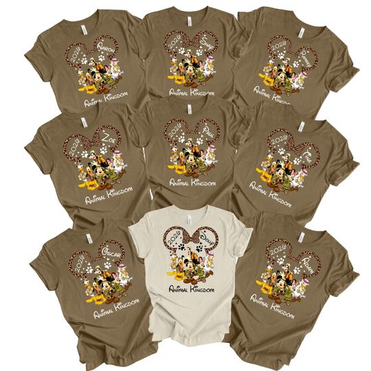 Discover Custom Disney Animal Kingdom 2026 Shirt, Animal Kingdom 2026 Shirt, Disneyland Animal Kingdom Family Shirt, Disney World Tshirt, Disney Trip