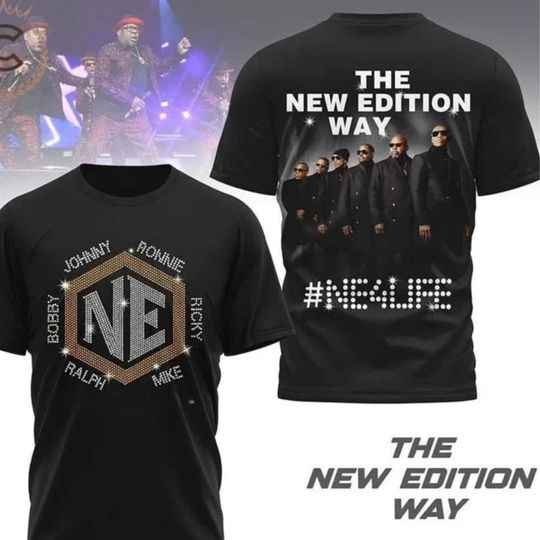 The New Edition Way Tour 2026 T-Shirt, NE Shirt, R&B Music Fans, Tour Date 2026 Shirt, Vintage New Edition Tee