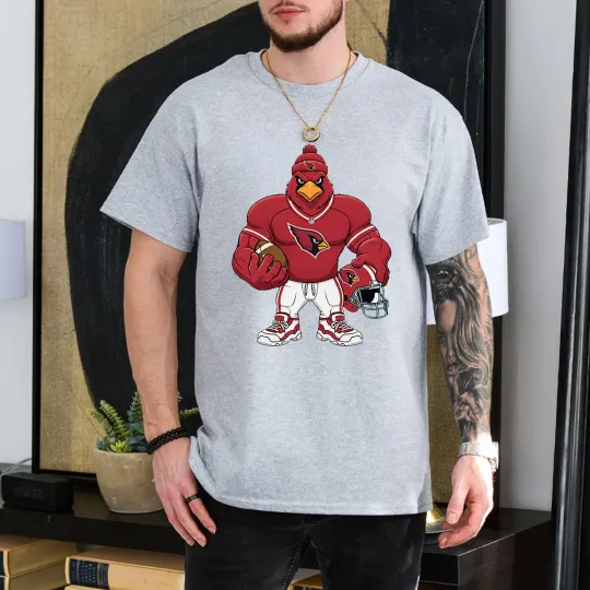 Discover Cardinals Mascots Football T-Shirt, Gift for Fan