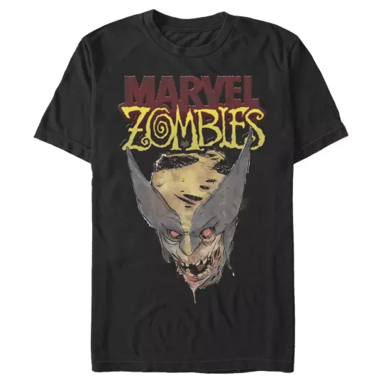 Marvel Zombies X-Men Wolverine Face T-Shirt Unisex