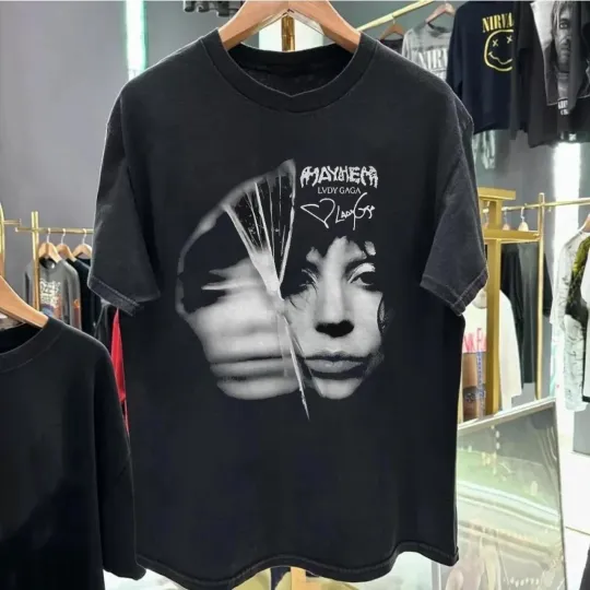 Ld Ga Big Face Mayhem Ball Tour 2025 T-Shirt Men Women