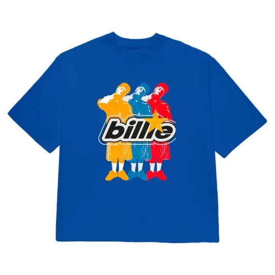 Discover Billie Eilish Repeat Blue Unisex T-Shirt
