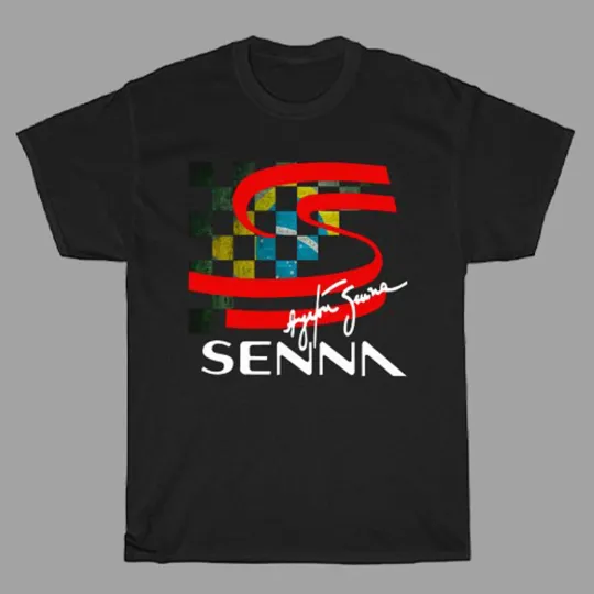 Ayrton Senna Sports Men's T-Shirt Black