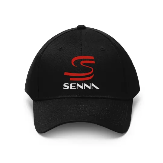 Ayrton Senna Racing Black Twill Baseball cap