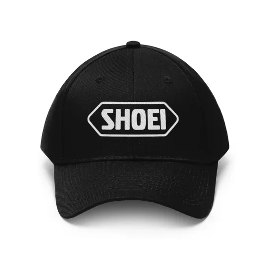 Discover SHOEI Black Twill Baseball Cap