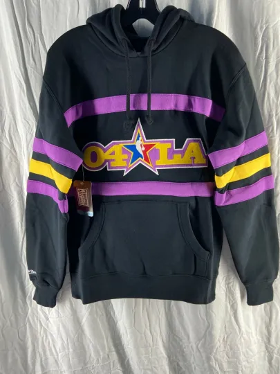 Mitchell & Ness Mens 2004 NBA All Star LA Head Coach Hoodie M, L, XL, 2XL