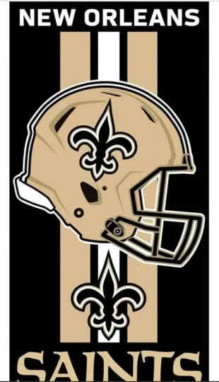Discover football Official New Orleans Saints Beach Towel