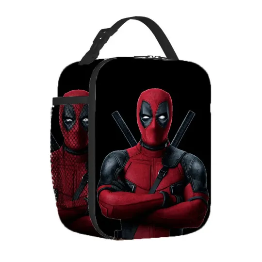 Discover Deadpool Kids Lunch Bag, Childrens School Bag for Boys and Girls