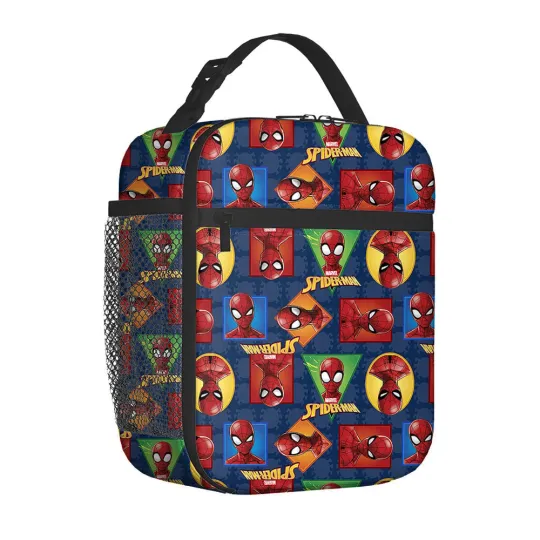Discover Spider-Man Kids Lunch Bag, Childrens School Bag for Boys and Girls