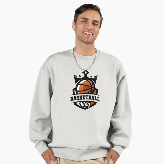 Discover basketball king Premium Oversized Sweatshirt