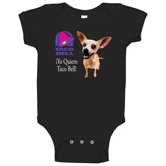 Discover Yo Quiero Taco Bell Chihuahua Baby Onesie