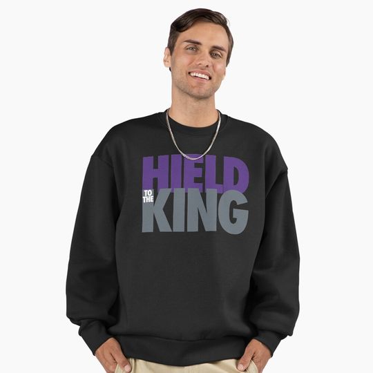 Discover Hield To The King - (Purple/White/Slate) Premium Oversized Sweatshirt