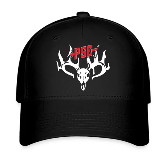Discover PSE Archery Black Twill Baseball Cap