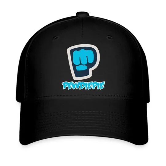 Discover PewDiePie Black Twill Cap Baseball