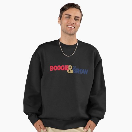 Discover Boogie & The Brow - (Red/Gold/Blue) Premium Oversized Sweatshirt