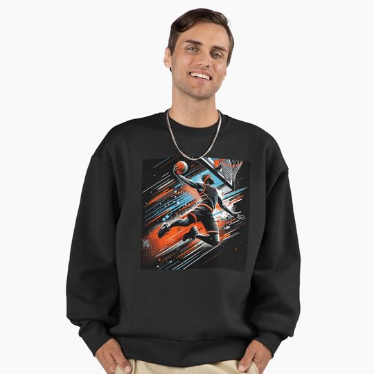 Discover Ultimate Basketball Moves & Highlights DOT'IT Premium Oversized Sweatshirt