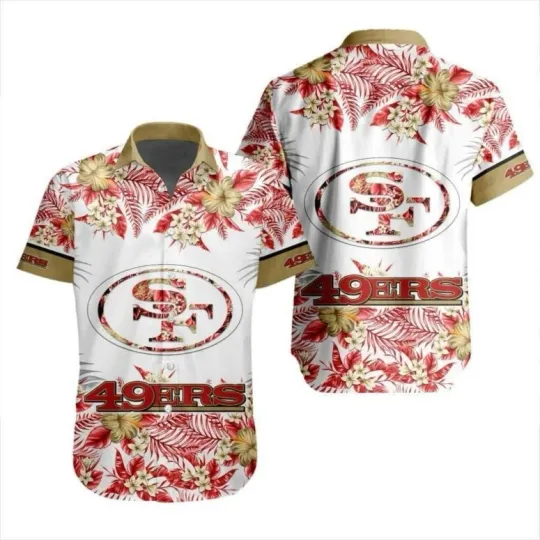 San Francisco Football Tropical Bliss Hawaiian, Gift For Fans, Gift For Friends