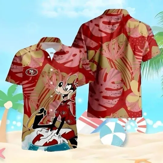 San Francisco Football Goofy Adventure Edition Hawaiian Shirt