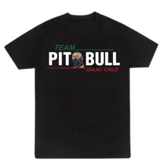 Discover Isaac "Pitbull" Cruz "TEAM CRUZ" Boxing T Shirt New S-5XL 🥊 Tee 2025
