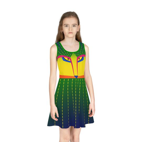 Discover Pepita Inspired Skater Dress: Girls' Disneybound Spirit Guardian Costume