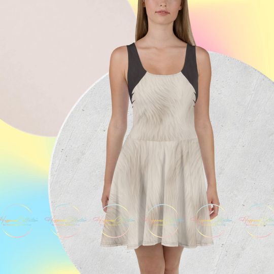 Discover Evil Kitty Lucifer Skater Dress  Villain Disneybound Sleeveless Park Costume