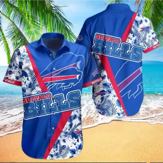 Discover Buffalo Football Hibiscus Harmony Hawaiian, Gift For Fans, Gift For Friends