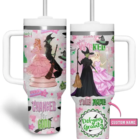 Discover Wicked Movies Custom 40 oz Tumbler with Handle